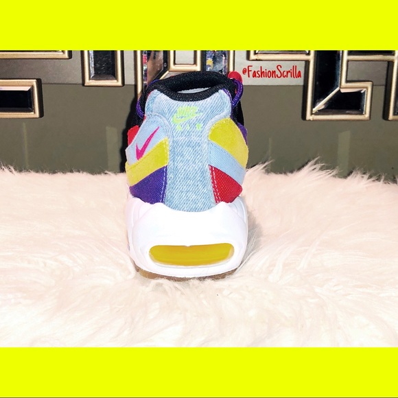 Nike Air Max 95 multi - Blue denim/chrome yellow - Picture 5 of 11